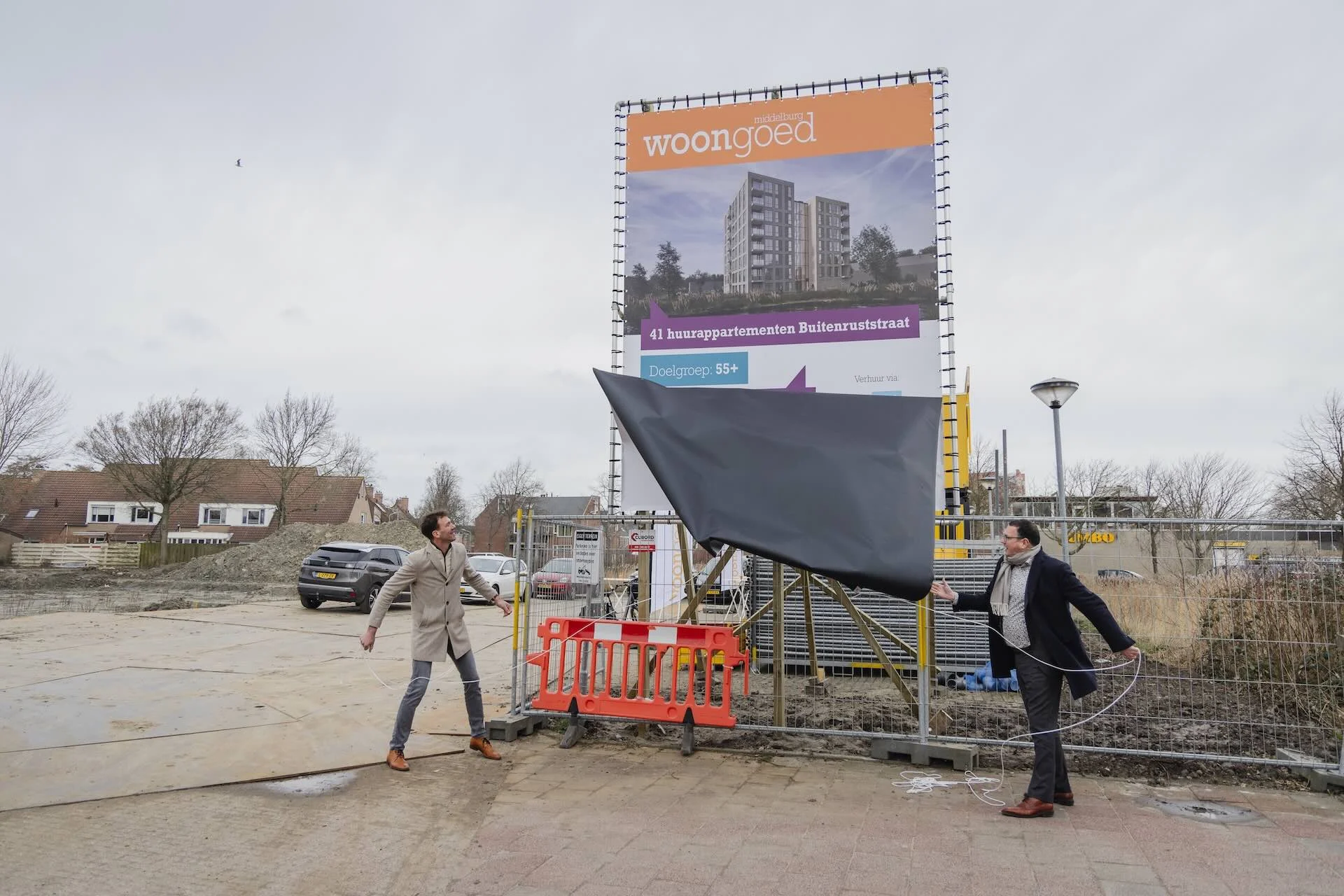 Start Bouw 41 appartementen Buitenruststraat Middelburg